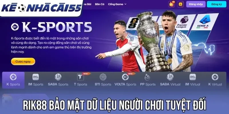 Rik88 bảo mật dữ liệu người chơi tuyệt đối