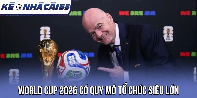 World Cup 2026 có quy mô tổ chức siêu lớn